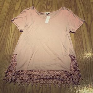 **NWT** Charming Charlie blush top